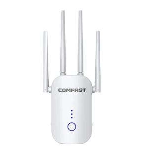 Extensor de Rango WiFi Comfast CF-WR758AC de Doble Banda y 1200mbps, Encriptación WEP, Mini Módem Reacondicionado/Usado con 15 Puertos LAN - Product Image 1