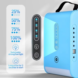Kits de système d'éclairage solaire MPPT à batterie lithium-ion, mini centrale électrique avec ampoules et panneau pour usage domestique et extérieur - Product Image 5