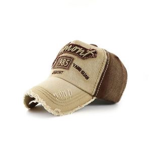 Haute qualité 100% coton en détresse Vintage broderie Logo hommes 5 panneau casquette de Baseball personnaliser - Product Image 2