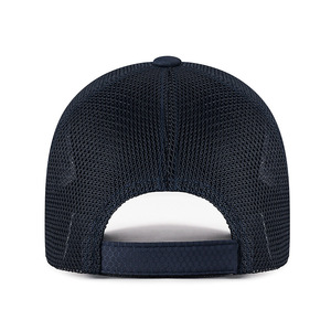 Baseball Cap Navy Blue Breathable Sun Protection Outdoor Sports Hat for Men Women - Product Image 3