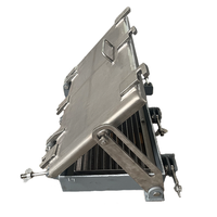 Prix d'usine de persiennes de sortie de grille d'aération en acier inoxydable de haute qualité pour une utilisation de fenêtre marine sur les bateaux et les navires