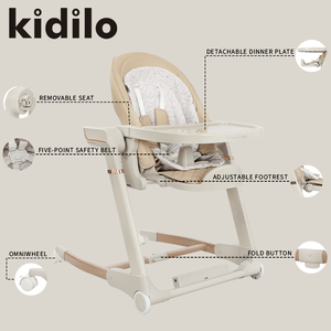 <span class=keywords><strong>Sdraietta</strong></span> Multifunzionale Kidilo <span class=keywords><strong>per</strong></span> Neonati, Seggiolone e Altalena <span class=keywords><strong>per</strong></span> l'Alimentazione e il Sonno dei Bambini da 0-12 Mesi SG129 - Product Image 3