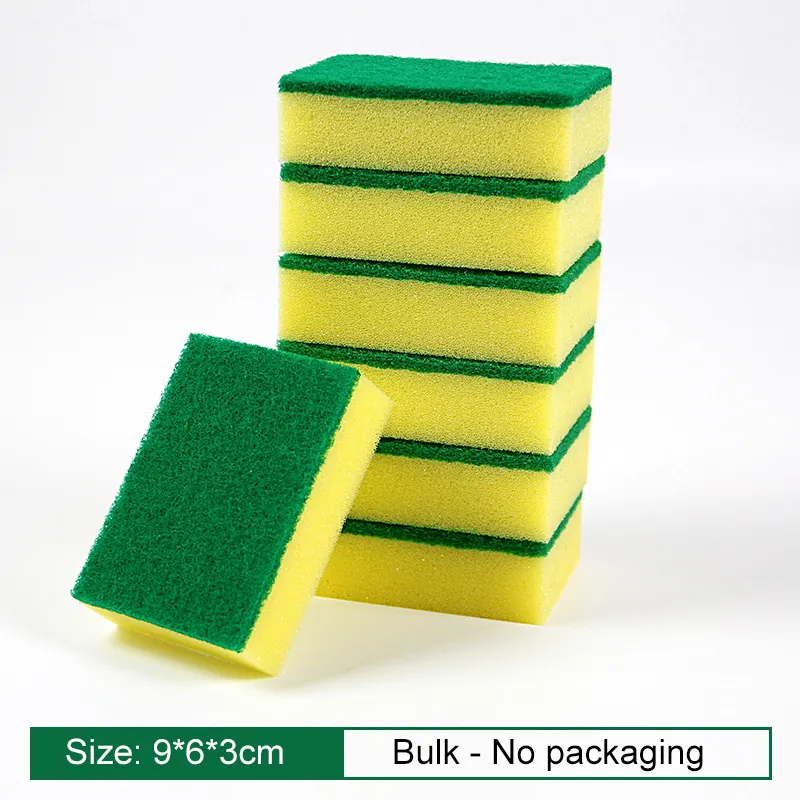 Eco Non-scratch Dish Scrub Sponges For Cleaning Scouring Pad Kitchen Sponges Dishes pans scrubbing sponges