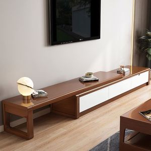 ตู้วางทีวีสไตล์เรียบง่ายตู้วางทีวีตู้วางทีวีไม้เฟอร์นิเจอร์ห้องนั่งเล่น - Product Image 4