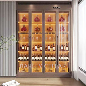 Bodega de cebada OEM vitrina de vino de lujo con compresor Embraco de la mejor marca - Product Image 3