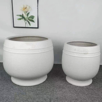 Grosir Pot Pot bunga desain minimalis Pot pembakaran keramik dalam ruangan besar untuk penggunaan Rumah & Taman di lantai dari Vietnam