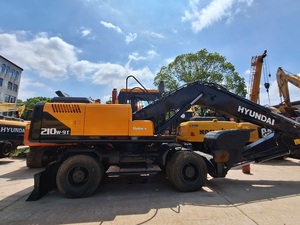 Excavadora de ruedas HYUNDAI 210W-9T usada de 21 toneladas, de alta calidad y duradera, para trabajos de demolición, en oferta. - Product Image 2