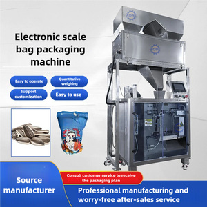 Machine d'emballage entièrement automatique pour céréales et poudres, 10-30 sacs/min, machine d'emballage de farine 1 kg, machine d'emballage multi-têtes pour granulés - Product Image 2