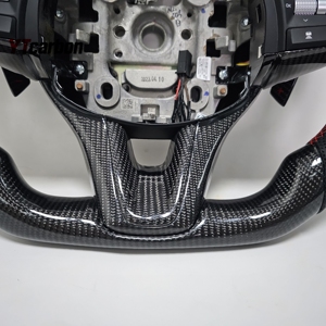 YTcarbon pour Genesis G70 G80, accessoires de voiture de style sport racing, <span class=keywords><strong>volant</strong></span> personnalisé en fibre de <span class=keywords><strong>carbone</strong></span>, levier de vitesses - Product Image 3