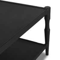 Table basse moderne de luxe léger, table centrale minimaliste en bois massif pour salon domestique