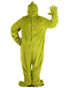 Disfraz de Halloween de Monstruo Peludo <span class=keywords><strong>Verde</strong></span> Inspirado en Películas y TV, Venta Caliente 2026, con Traje y Pantalones, Venta al por Mayor para Hombres Adultos - Product Image 4