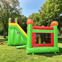 Château gonflable classique avec toboggan aquatique, château de saut personnalisé pour enfants, meilleur choix pour les entreprises de location