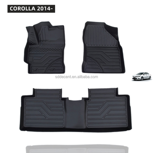 Tapis de voiture TPE imperméable, tapis de sol, accessoires intérieurs, meilleur <span class=keywords><strong>prix</strong></span>, antidérapant pour COROLLA 2014 - Product Image 1