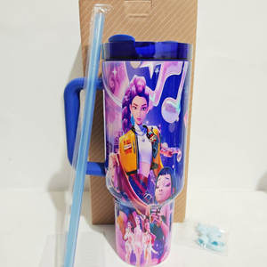 Vaso Térmico de Acero Inoxidable con Estampado de Equipo de Caza de <span class=keywords><strong>Brujas</strong></span> Luminoso, Taza de Café con Pajita, 40 oz, Brilla en la Oscuridad - Product Image 4