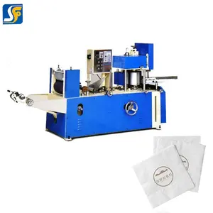 Automatic Napkin Making Machine Used Tissue Paper Napkin Machine Double Color Printing with Embossing