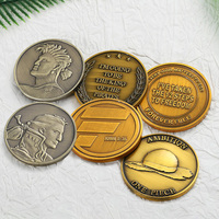Monedas Antiguas Promocionales Personalizadas, Chapadas en Oro, Plata y Cobre, Monedas de Recuerdo Europeas con Estampado 3D de Doble Cara