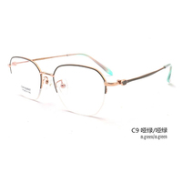 Nouveau modèle de montures de lunettes rondes en métal