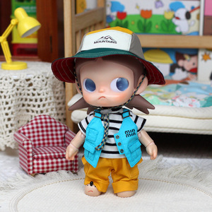 Gaga Girl Doll Outfit 20cm Outdoor Hiking Workwear Canvas Lightweight Unisex Travel Clothes - Product Image 4