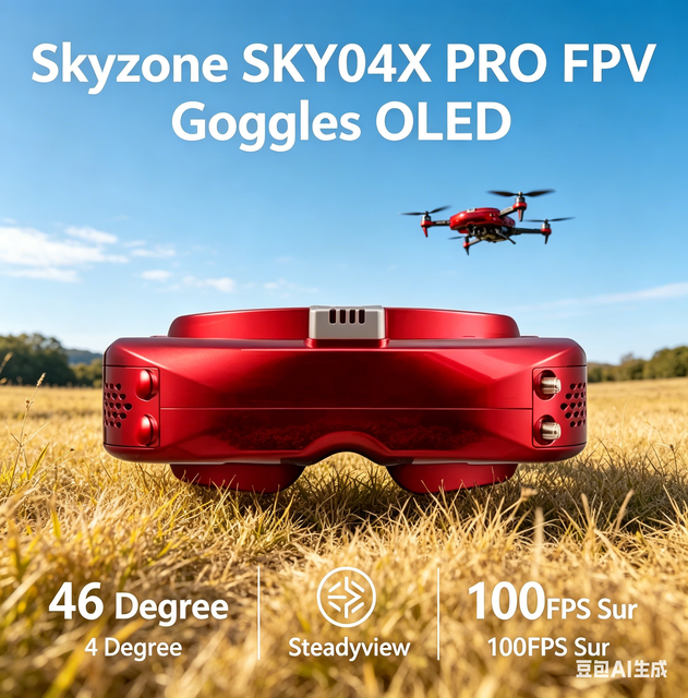 Professional Skyzone SKY04X PRO Cinematic Vlog 46 Degree FOV Steadyview RX Drone Parts High Quality Advanced FPV Accessory Ver