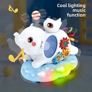 Juguete Eléctrico de Animales para Espectáculos de Acrobacias, Bola Voladora Flotante con Música y Luces Intermitentes, Lindos Juguetes de Animales que Caminan y Evitan Obstáculos - Product Image 6