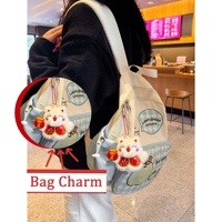 Porte-clés en peluche chat porte-bonheur adorable, doux et écologique, pendentif 3D rembourré pour cadeaux de fêtes et décoration quotidienne (vente en gros)