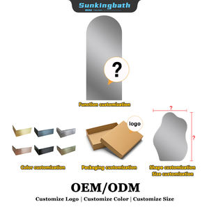 <span class=keywords><strong>Miroir</strong></span> de toilette moderne sans cadre personnalisé, <span class=keywords><strong>miroir</strong></span> mural de luxe pour la maison, <span class=keywords><strong>miroir</strong></span> décoratif d'intérieur pour la chambre à coucher - Product Image 2