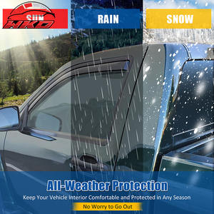 Viseras para Ventanas de Chevy Colorado 04-12 y GMC Canyon Cabina Regular, Protectores Laterales para Ventanas de Puerta de Coche - Product Image 6