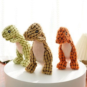Jouet interactif sonore <span class=keywords><strong>pour</strong></span> animaux de compagnie en gros, jouet durable en velours de maïs <span class=keywords><strong>pour</strong></span> chien, jouet couineur en peluche <span class=keywords><strong>pour</strong></span> chiot (éléphant, dinosaure, canard) - Product Image 3