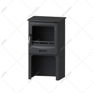 Meilleur poêle à bois multi-combustibles carré autoportant en acier Corten, pré-rouillé, pour extérieur, avec rangement pour bois, décoration de jardin, de notre usine chinoise - Product Image 2