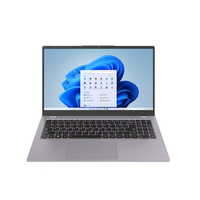 Ordinateur portable professionnel neuf en stock, aluminium, 15,6 pouces, 16+512 Go, Intel N5095, SSD, clavier anglais, Windows 11, 10 cœurs