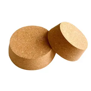 Factory Profesional in custom Large cork lid for candle jar natural cork lid