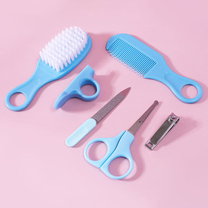 Lot de 5 Pièces Kit de Soins et Toilettage pour Bébé : Coupe-Ongles, Ciseaux, Brosse, Peigne et Kit d'Hygiène Multifonctionnel - Product Image 3