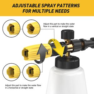 Sulai <b>Machinery</b> <b>Car</b> Wash Foam Bottle 1000Ml Manual High Pressure Compatible With Krcher K2 K7 Series - Product Image 3
