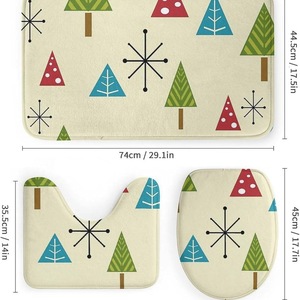 Cortina de Ducha de Poliéster con Estampado de Estrellas, Cortina de Baño con Impresión Digital Personalizada, Impermeable, Venta al Por Mayor - Product Image 3
