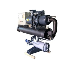 Refroidisseur refroidi à l'eau de 100 tonnes Capacité de refroidissement du refroidisseur à vis pour refroidisseur de 396 KW 120 HP