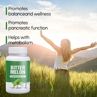 Capsules de supplément naturel d'extrait de melon amer de marque de distributeur d'OEM/ODM d'approvisionnement de JULONG
