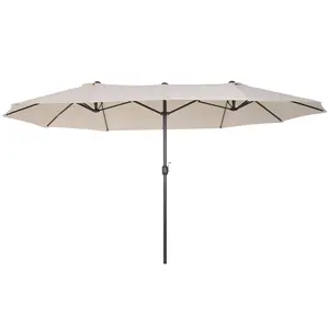 Большой садовый зонт для патио, навес, зонт от солнца, зонт от солнца, зонты для парка, походные Зонтики из металлической полиэстера, современная ткань