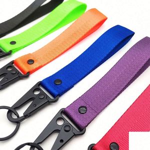 <b>Custom</b> Durable Zinc Woven Strap Carabiner <b>Keychain</b> with No Logo Eagle Nose Clip-Promotional Multi-Function Car Key Holder - Product Image 2