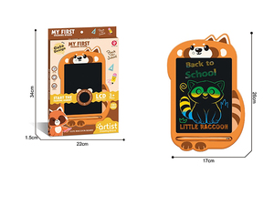 Gioco Educativo Interattivo per Bambini, Puzzle con Animali (Coniglio, <span class=keywords><strong>Scimmia</strong></span>, Rana, Tigre), Lavagna LCD per Disegnare e Scrivere, Giocattolo Divertente per Bambini - Product Image 5