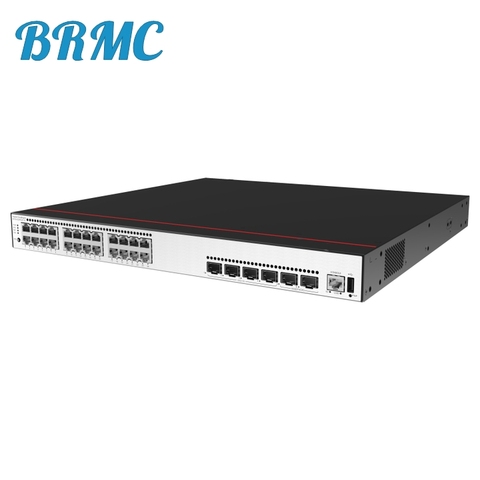 S5735-S24P4XE-V2 24 10/100/1000BASE-T Ports 4 10GE SFP Port POE Core Layer 3 Enterprise Network Switches