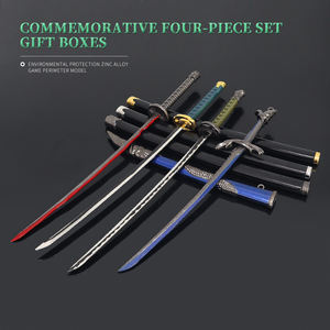Vente en gros de jouet lance en alliage de zinc le même jeu porte-clés Merch mini épée boîte-cadeau - Product Image 4