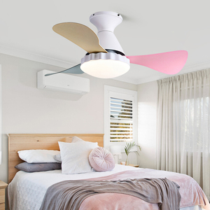 Wholesale Dimmable Black Reversible DC Motor Low Profile <b>LED</b> <b>Ceiling</b> Fan <b>Light</b> with 6-Speed Remote Control for <b>Bedroom</b> - Product Image 5