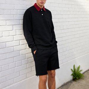 <span class=keywords><strong>Felpa</strong></span> <span class=keywords><strong>con</strong></span> Logo Personalizzato Venduta Direttamente dalla Fabbrica, <span class=keywords><strong>Felpa</strong></span> <span class=keywords><strong>Polo</strong></span> 320GSM in Misto Cotone <span class=keywords><strong>con</strong></span> Colletto a <span class=keywords><strong>Polo</strong></span> per Uomo - Product Image 2