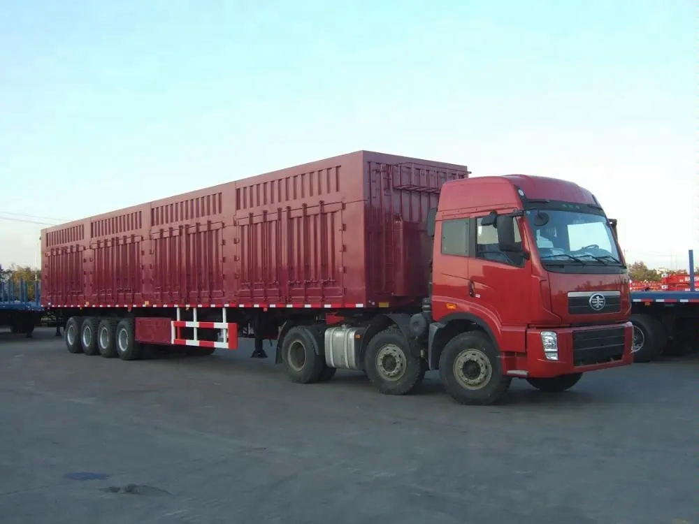 Китайский производитель, сухой фургон, полуприцеп, грузовик с открытым крылом, прицеп-фургон на 53 фута по конкурентоспособной цене