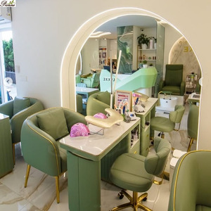 Fauteuil <span class=keywords><strong>de</strong></span> loisirs <span class=keywords><strong>de</strong></span> luxe style européen Fauteuil <span class=keywords><strong>de</strong></span> pédicure rose à ongles <span class=keywords><strong>pour</strong></span> <span class=keywords><strong>filles</strong></span> avec massage - Product Image 2