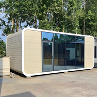 Maisons mobiles de luxe avec un toit de 20 pieds pouvant être utilisé comme balcon et cabines Apple pouvant être utilisées comme hôtels, cafés