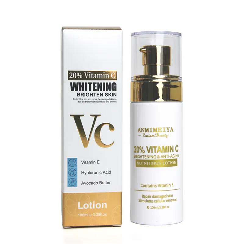 Vegan Vitamin C Lotion for Face Herbal Sunscreen Ingredients Facial Moisturiser that Nourishes & Brightens Skin Care Products
