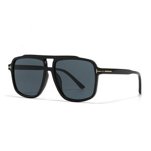 Gafas de Sol Modernas para <span class=keywords><strong>Mujer</strong></span> y Hombre, Diseño Nuevo, Marca Vintage, Doble Puente, Forma Cuadrada, Estilo Tomford 2026 - Product Image 2