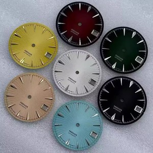 NH35 <span class=keywords><strong>Cadran</strong></span> Surface <span class=keywords><strong>Aiguille</strong></span> Modification Montre Mécanique avec Boîtier Métallique et Pointeur 28.5MM Accessoires et Règle - Product Image 2