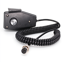 Microphone haut-parleur CB 4 broches CM4 avec PTT et micro compatible Cobra Uniden Galaxy Ranger Connex General